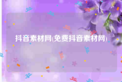 抖音素材网(免费抖音素材网)