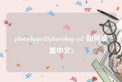 photoshopcs2(photoshop cs2 如何设置中文)