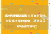 国内短视频现状
:快手抖音短视频电商有可能完全脱离大平台淘宝，甚至自成一派超越淘宝吗？