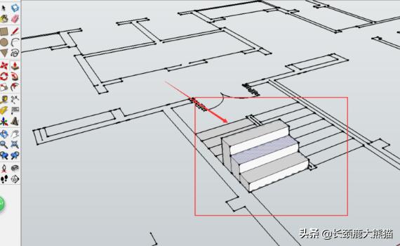 su怎么制作视频
:SU怎么做楼梯模型？  第6张