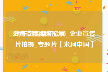 公司宣传视频配乐
:汽车影视制作公司_企业宣传片拍摄_专题片【米珂中国】